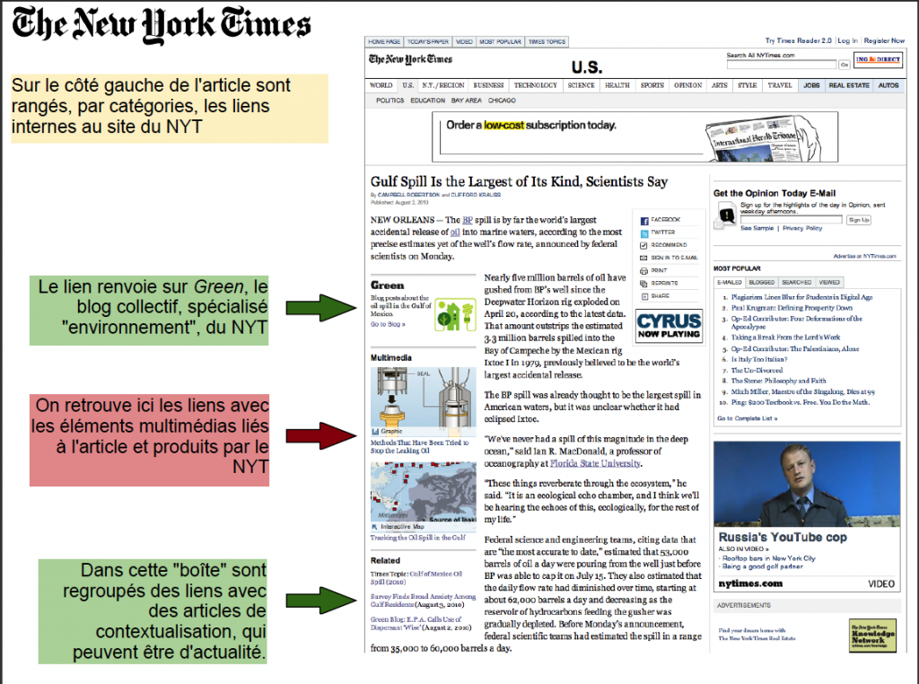 Article NYT 1ère partie