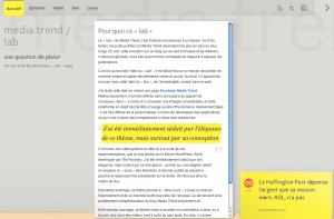 le "lab" de Media Trend