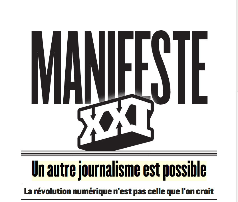La couverture du Manifeste XXI